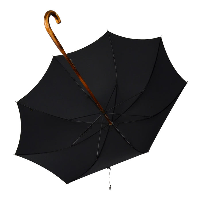 Fox Umbrellas RS16 Scorched Maple Solid With Inlaid Mother Of Pearl