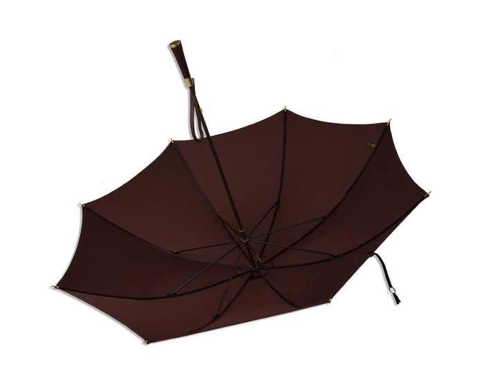 Fox Umbrellas SP1 Short Trumpet Leather (6 Handle Choices)