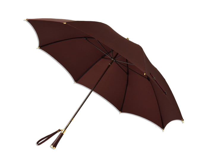 Fox Umbrellas SP1 Short Trumpet Leather (6 Handle Choices)