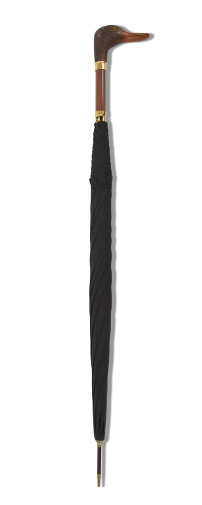 Fox Umbrellas WLT5 Brown Finish Animal Head (7 Handle Choices)