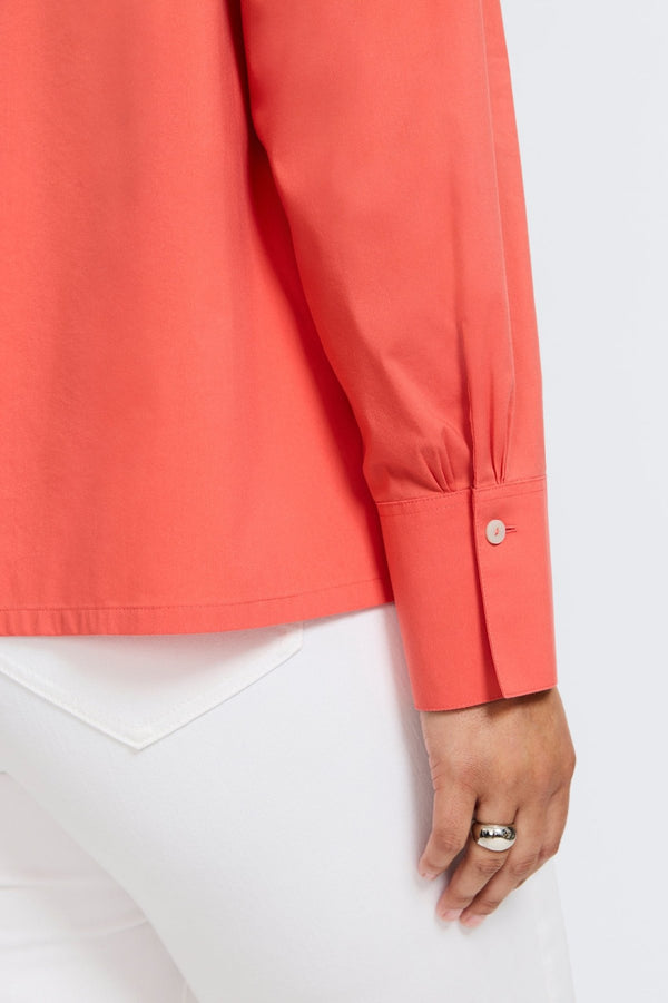 Foxcroft Bella Plus No Iron Stretch Long Sleeve Shirt