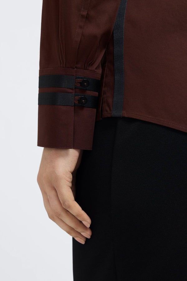 Foxcroft Brooke Plus No Iron Pinpoint Long Sleeve Shirt