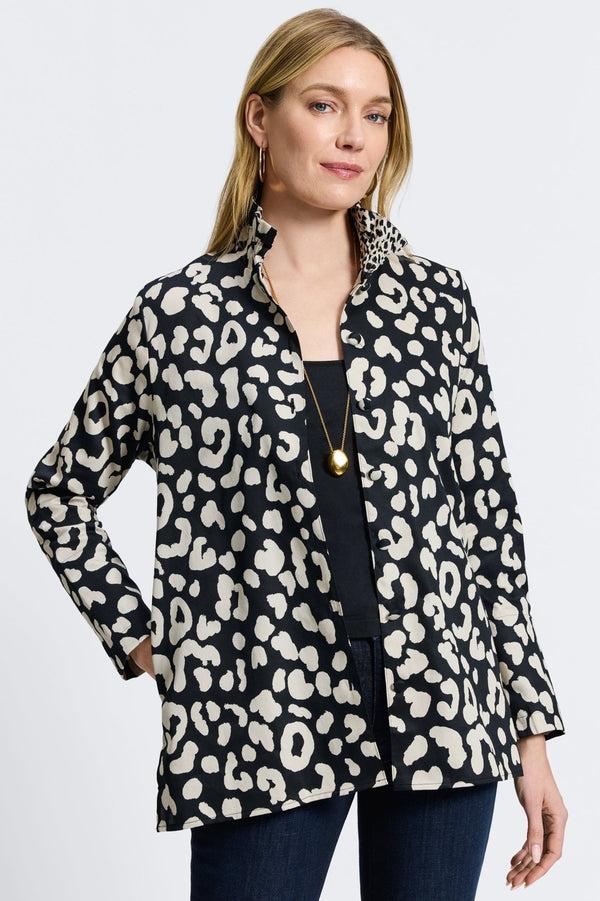 foxcroft Carolina Cheetah Long Sleeve Shirt Jacket