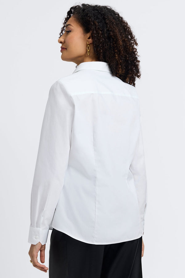 Foxcroft Dianna No Iron Pinpoint Long Sleeve Shirt