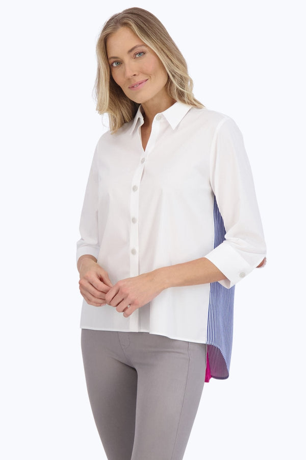 foxcroft Kelly No Iron Stretch 3/4 Sleeve Shirt