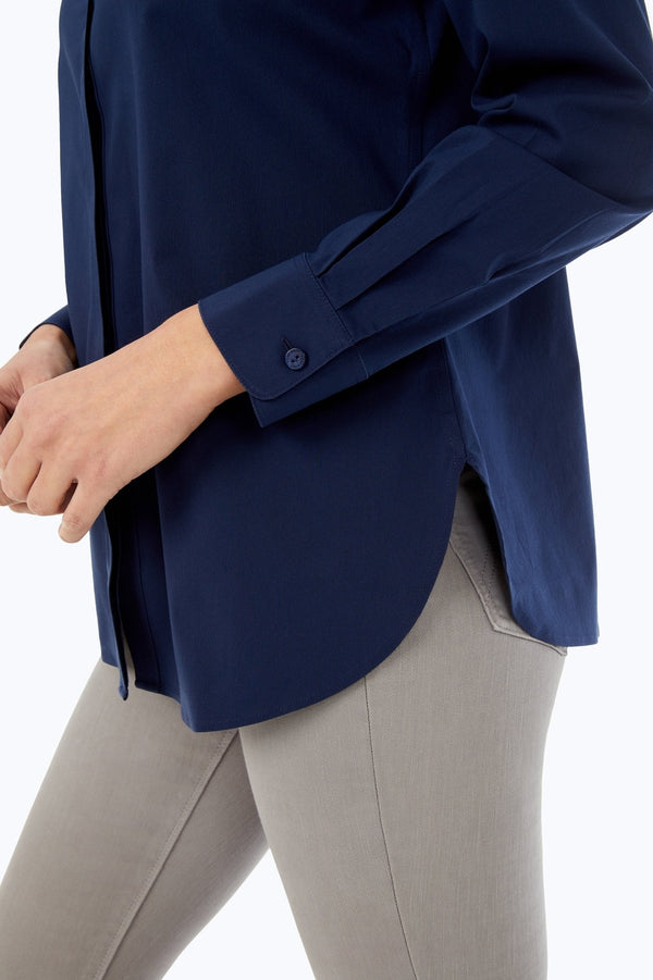 Foxcroft Kylie No Iron Stretch Long Sleeve Shirt