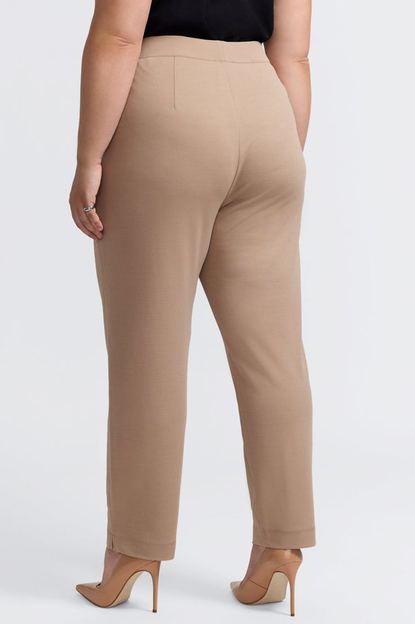 Foxcroft Louisa Plus Knit Crepe Ankle Pants