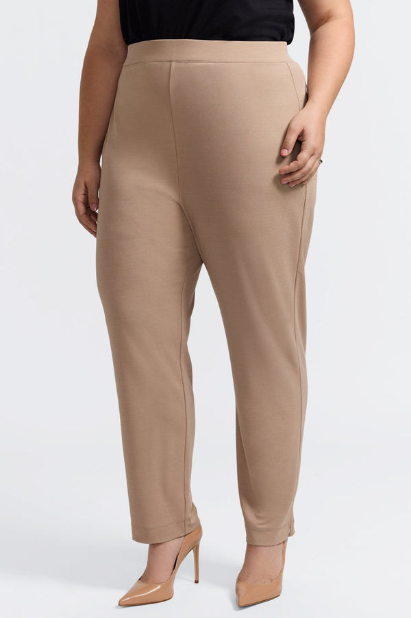 foxcroft Louisa Plus Knit Crepe Ankle Pants