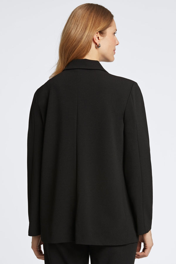 Foxcroft Morgan Knit Crepe Long Sleeve Blazer