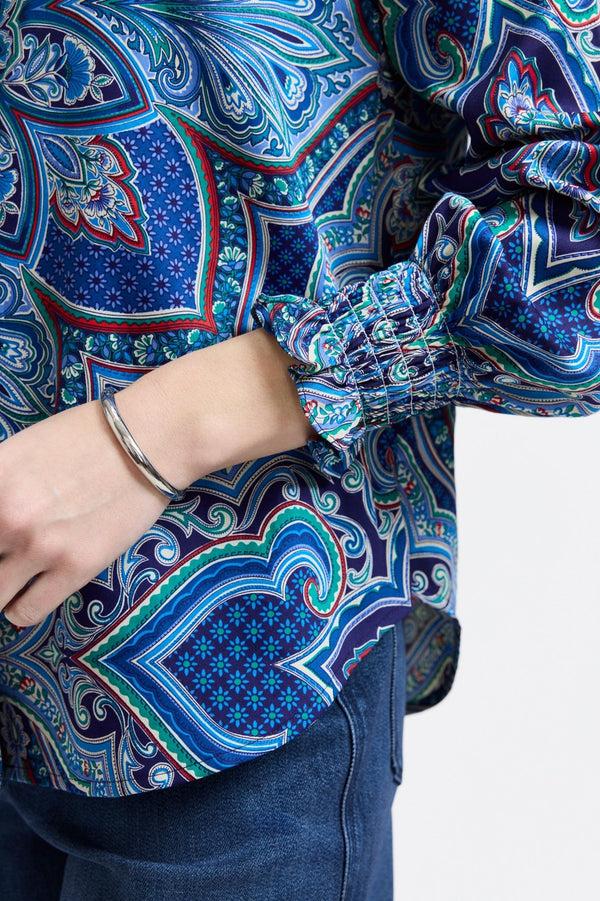 Foxcroft Olivia Kaleidoscope Long Sleeve Shirt