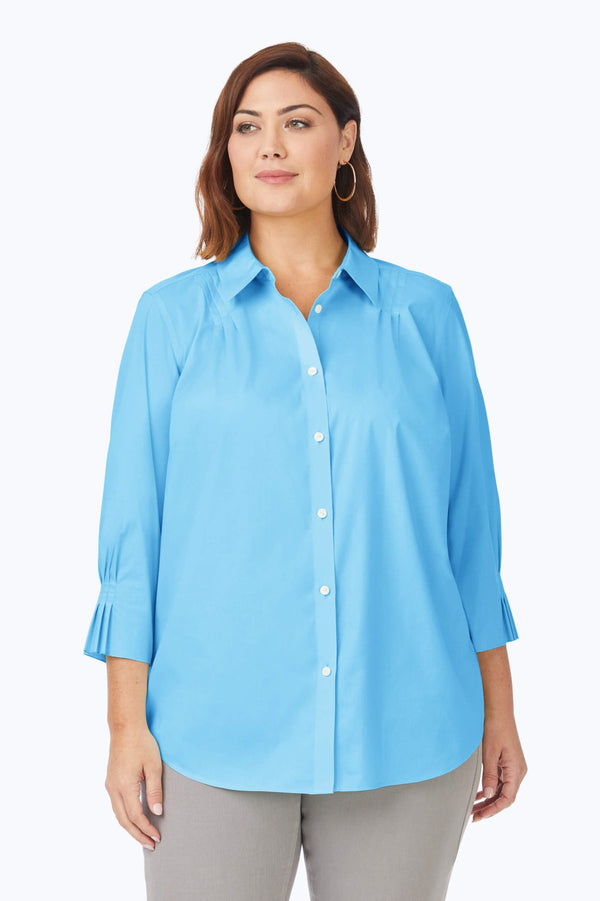 foxcroft Paulie Plus No Iron Stretch Shirt