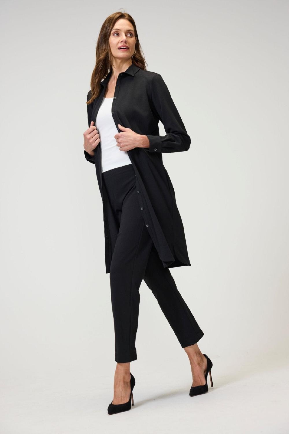 Foxcroft Rocca Plus Knit Crepe Long Sleeve Dress