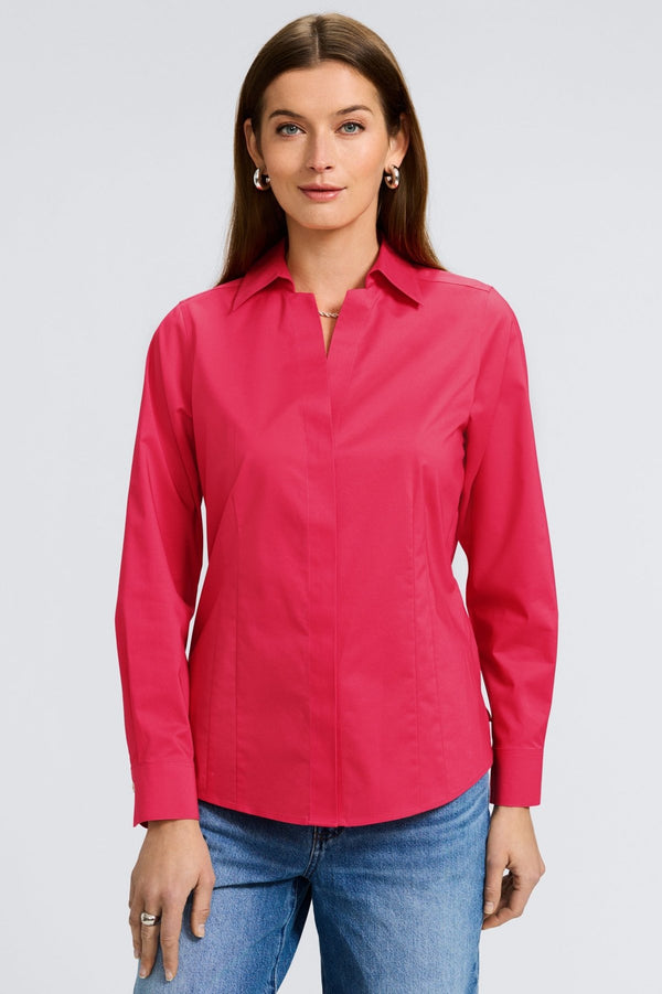 foxcroft Taylor No Iron Stretch Long Sleeve Shirt
