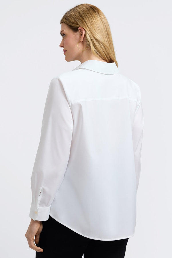 Foxcroft Marlee Plus Playful Animal Long Sleeve Shirt