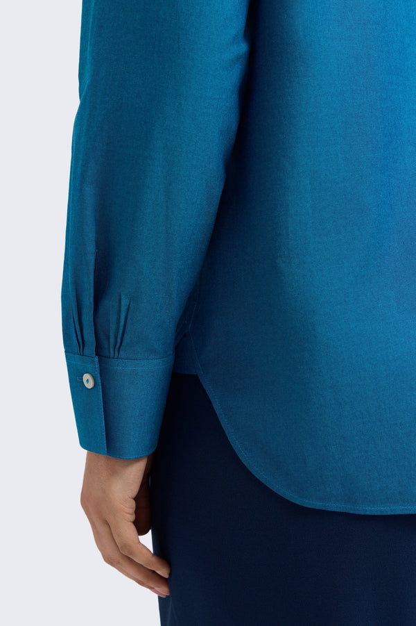 Foxcroft Meghan Plus No Iron Pinpoint Long Sleeve Shirt