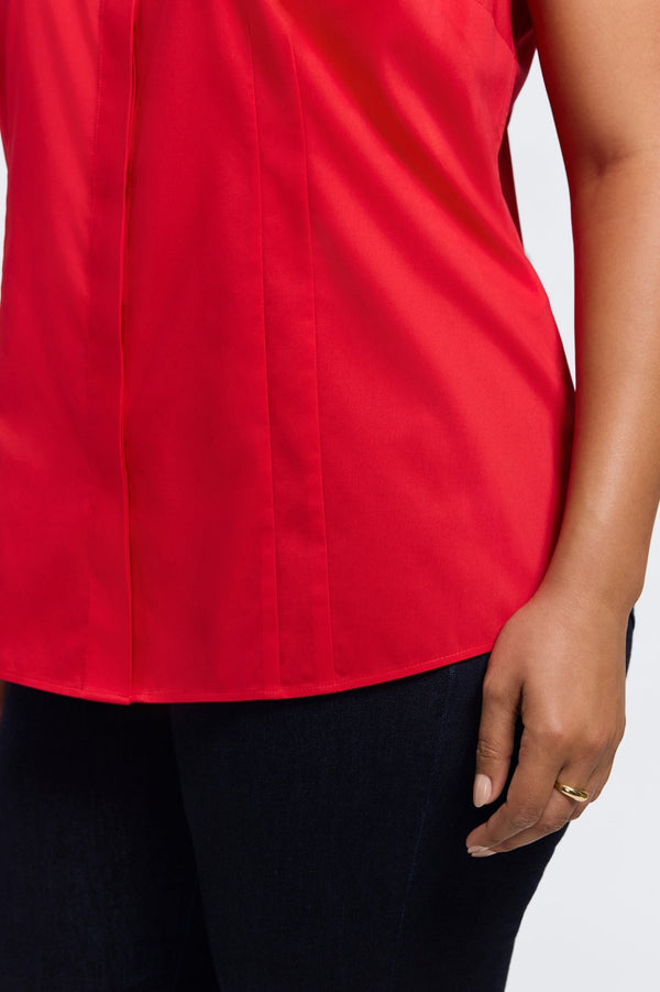 Foxcroft Taylor Plus No Iron Stretch Sleeveless Shirt