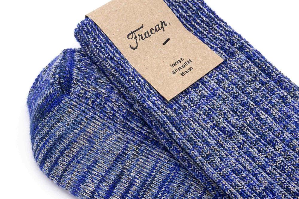 fracap Blue Melange Socks