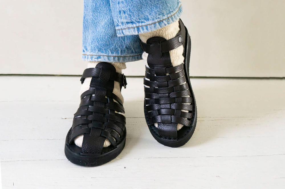 fracap D025 Dark Sandals