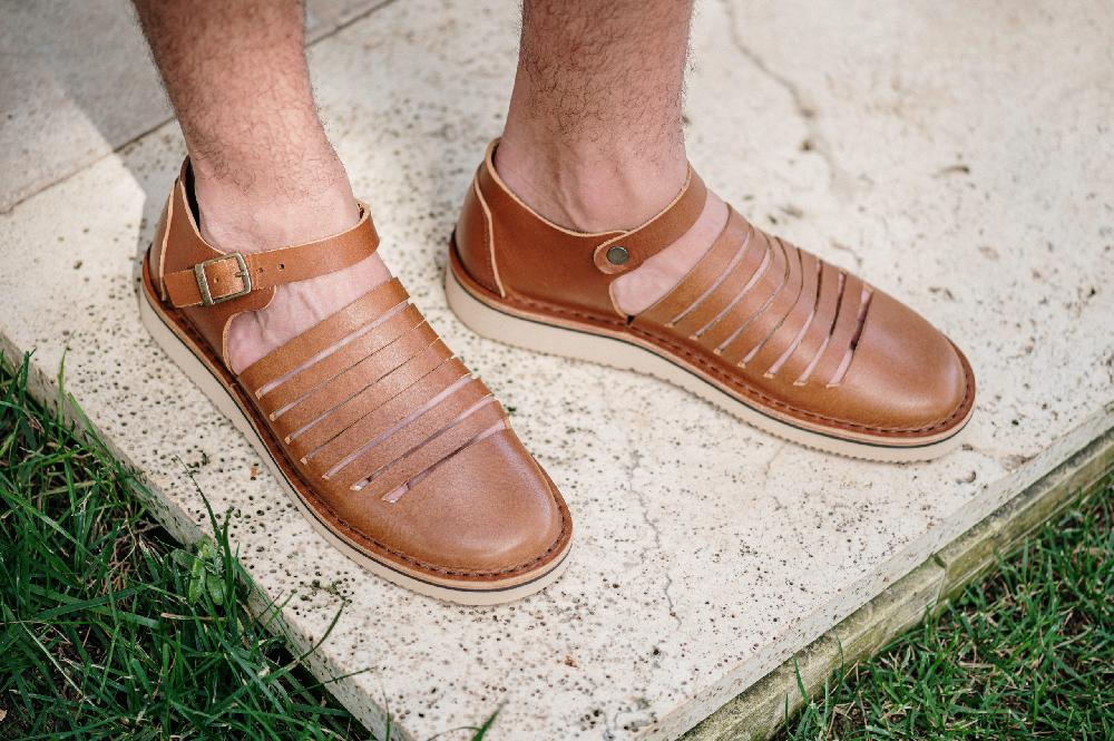 fracap D026 Cuoio Sandals