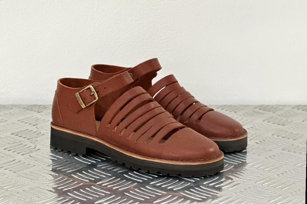 fracap D026 Russet Sandals