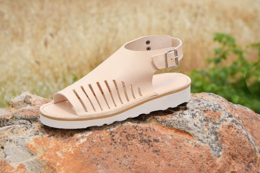 fracap D029 Line Natural Sandals