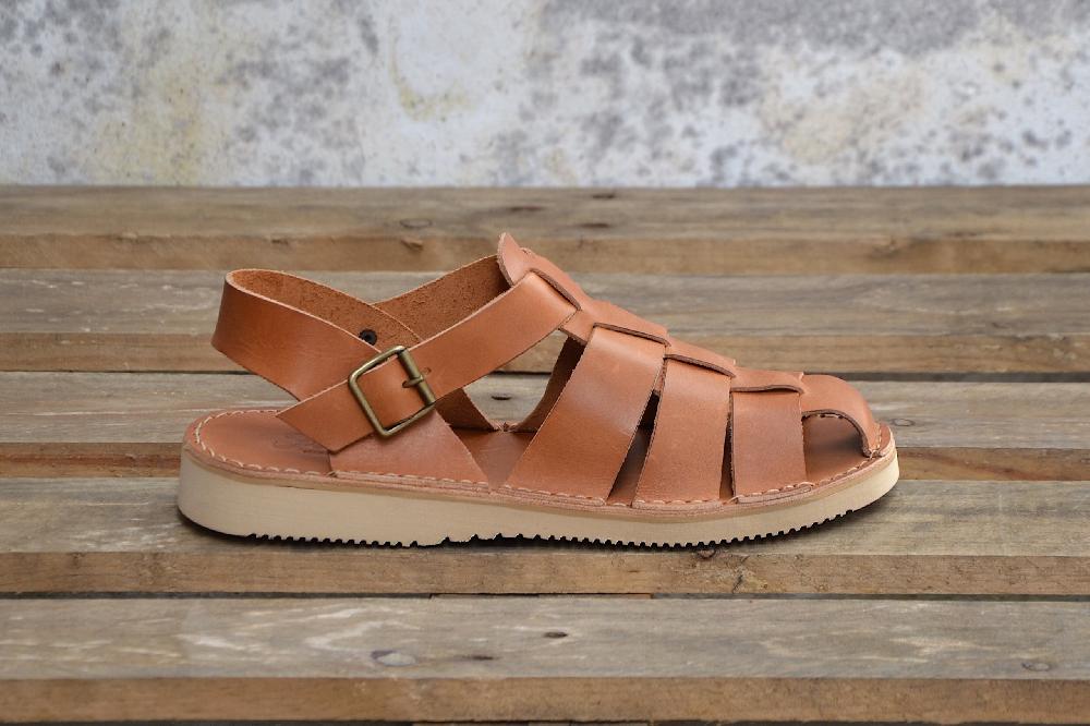 fracap D034 Tan Sandals