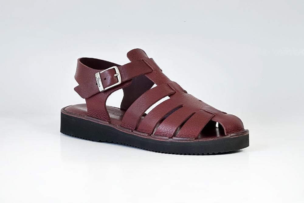 fracap D038 Burgundy Sandals