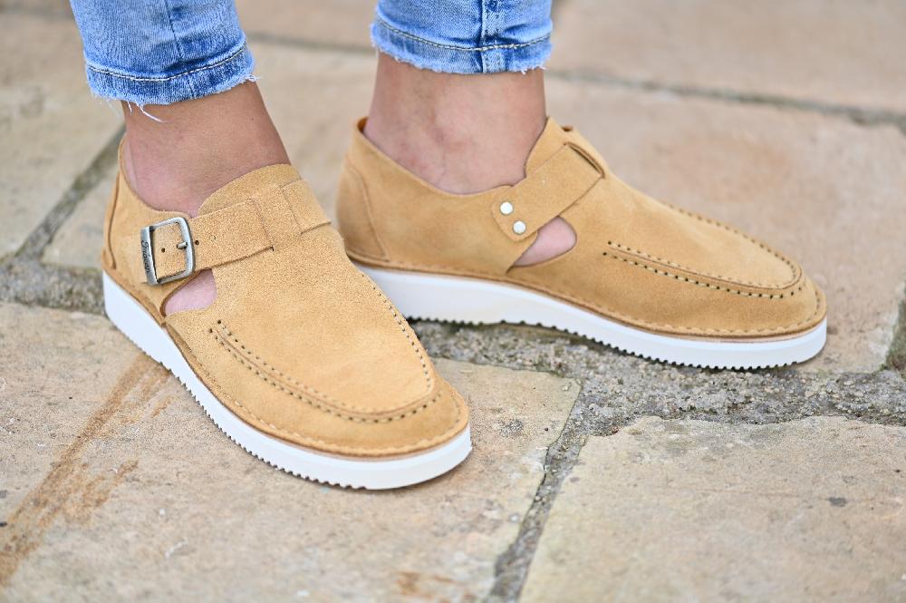 fracap D151 Camel Sandals