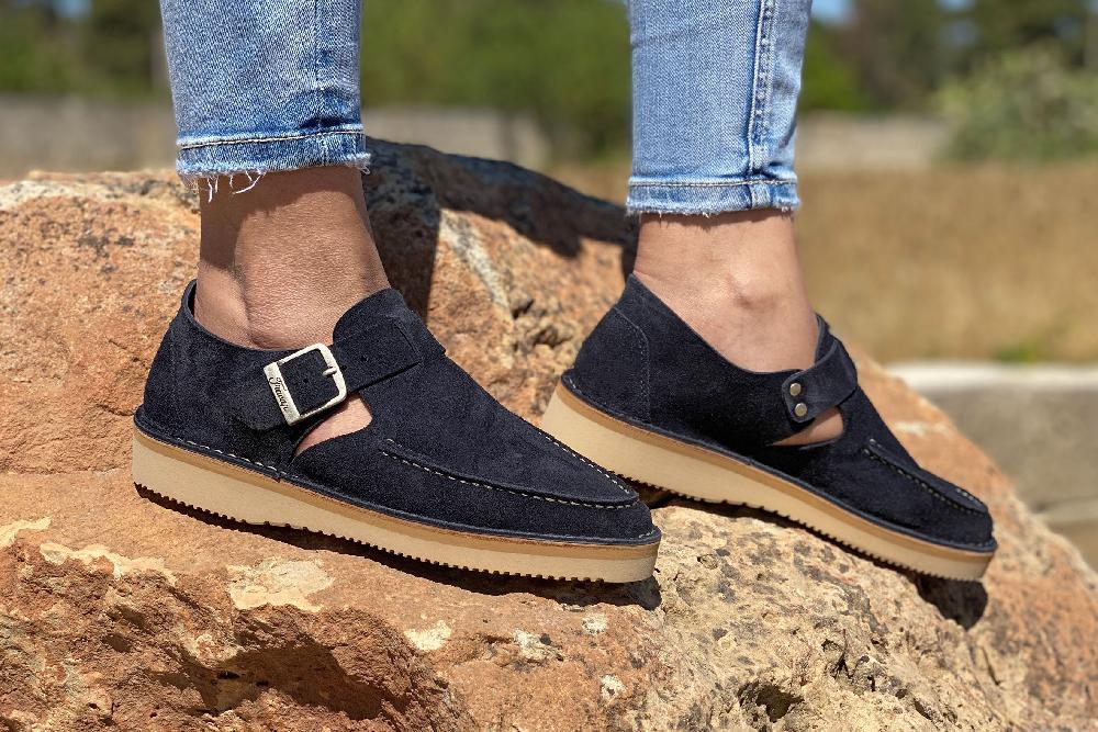 fracap D151 Navy Sandals