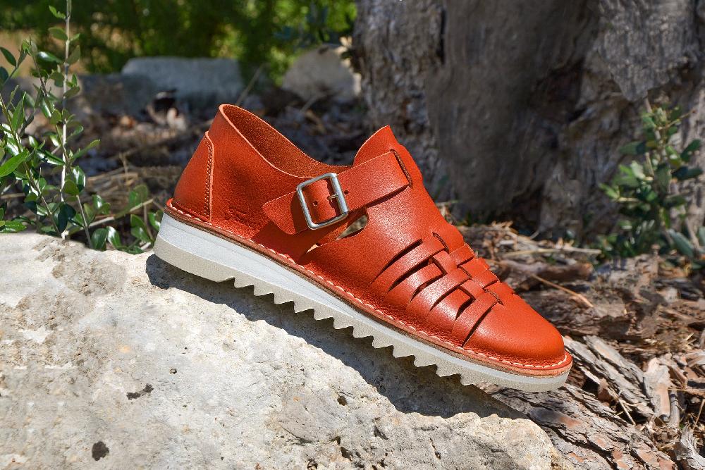 fracap D154 Rust Sandals