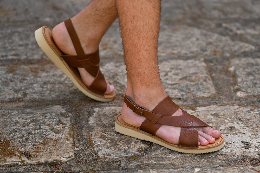 fracap D173 Brown Sandals