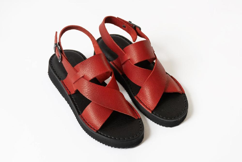 fracap D173 Cherry Sandals