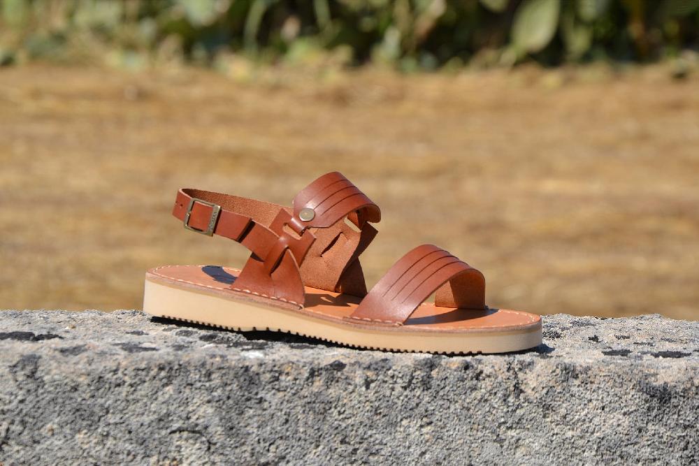 fracap D174 Brown Sandals
