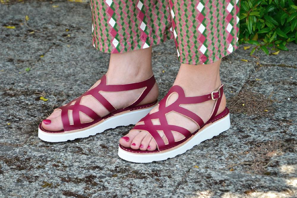 fracap D182 Borgogna Sandals