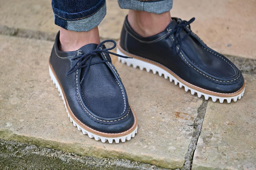 fracap H147 Navy Shoes