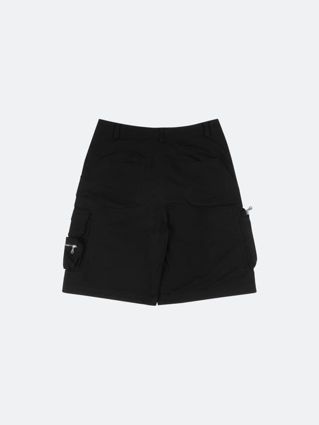 Fragile Black Convertible Cargo Pants