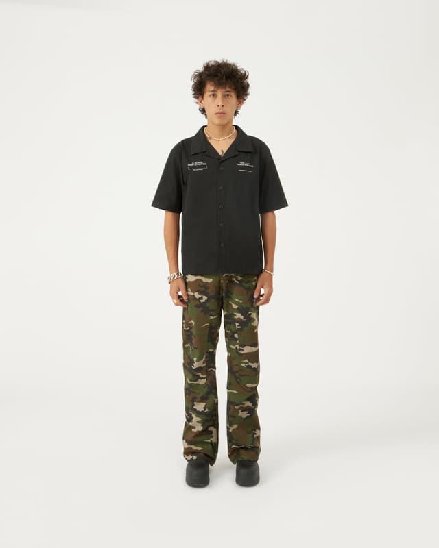 fragile Flared Double Knee / Camouflage