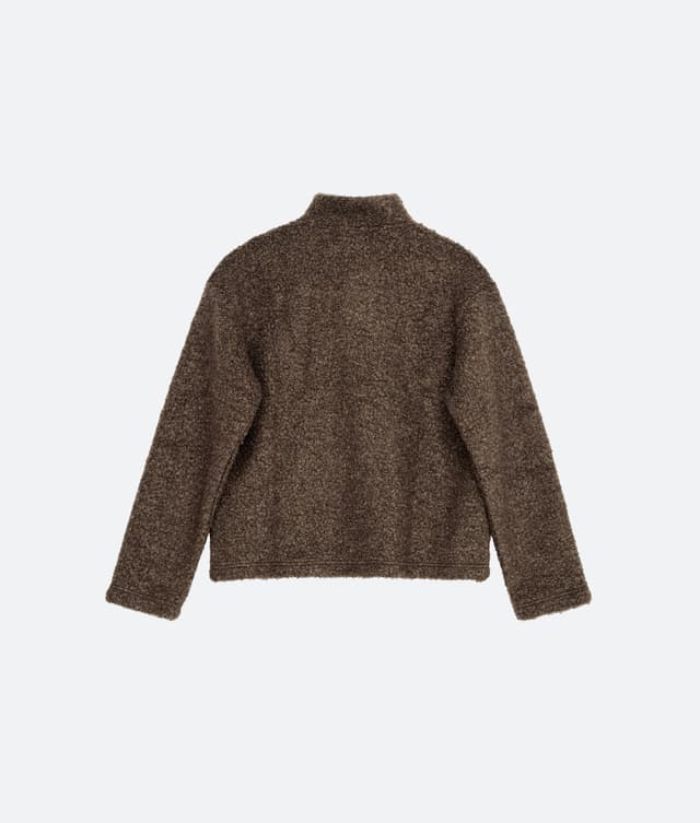 Fragile FRAGILE® Brown Fleece Pullover