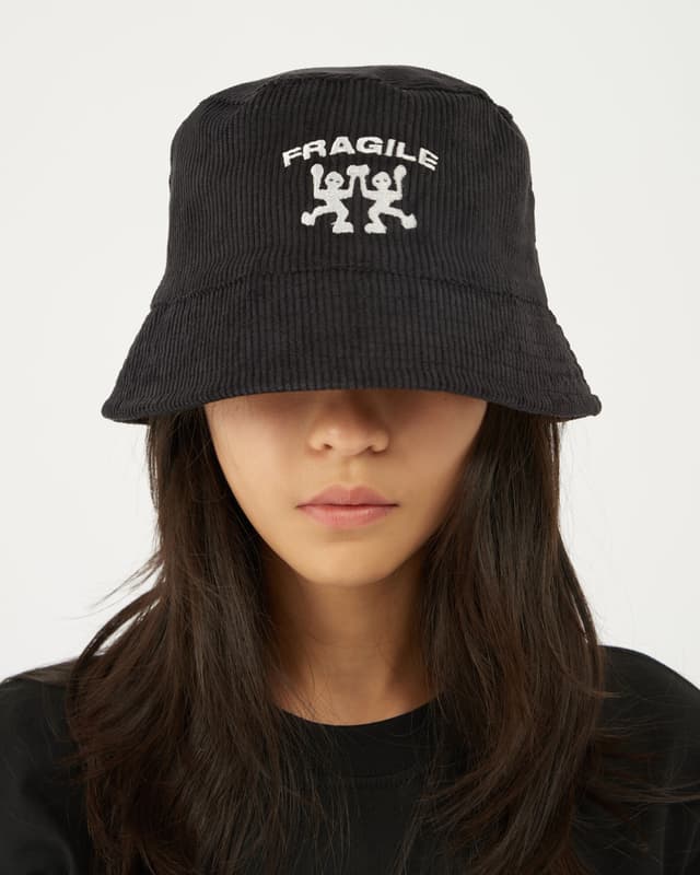 fragile FRAGILE® Bucket Hat / Black