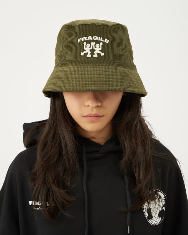 Fragile FRAGILE® Bucket Hat / Olive