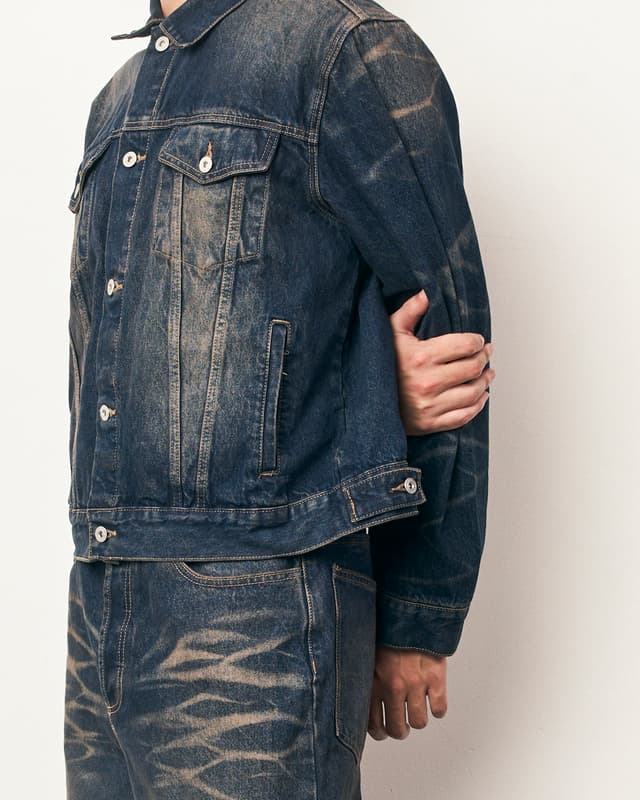 Fragile FRAGILE® Dark Blue Wash Denim Jacket