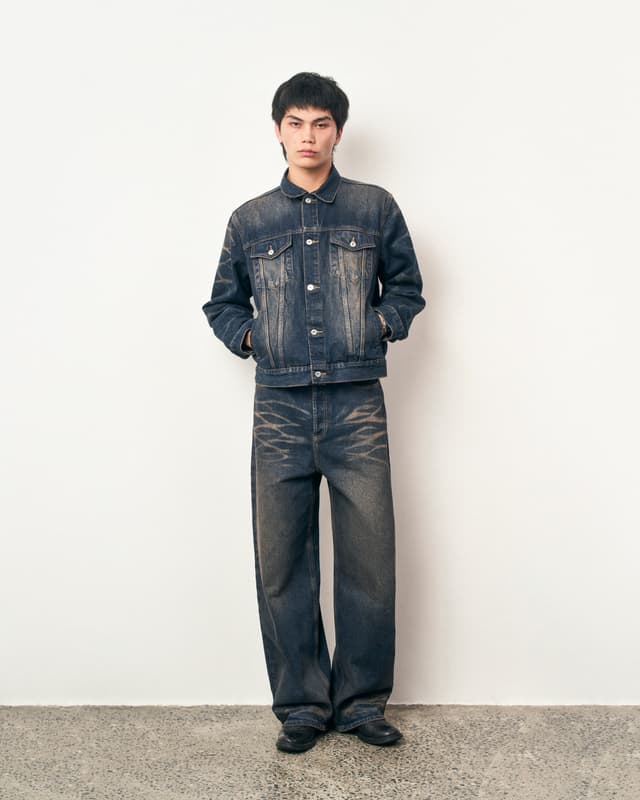 Fragile FRAGILE® Dark Blue Wash Denim Jacket