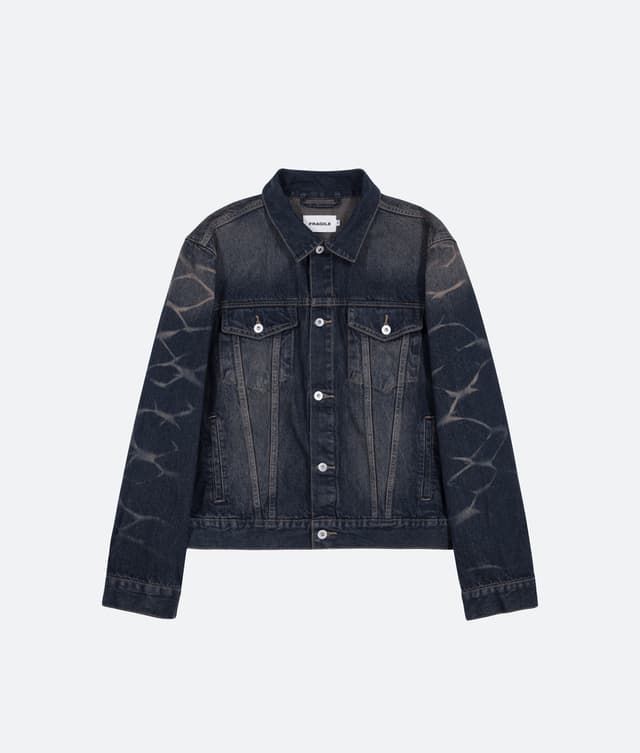 fragile FRAGILE® Dark Blue Wash Denim Jacket