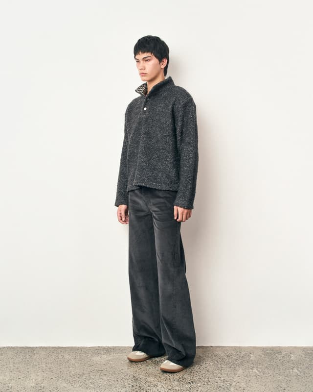 Fragile FRAGILE® Dark Gray Corduroy Trousers