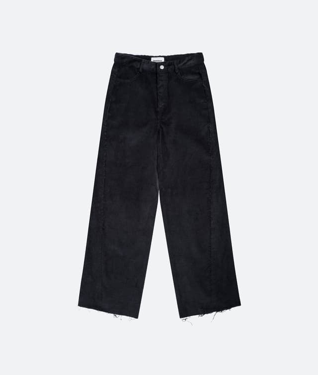 fragile FRAGILE® Dark Gray Corduroy Trousers