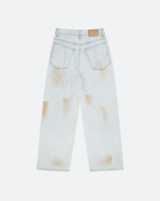 Fragile FRAGILE® Dirty Light Blue Baggy Denim