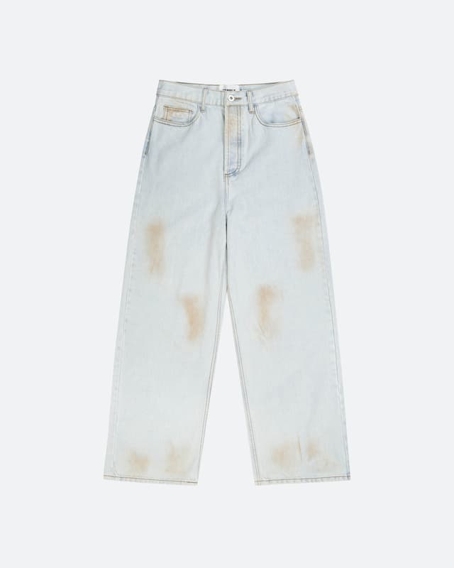 Fragile FRAGILE® Dirty Light Blue Baggy Denim