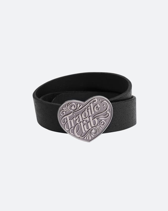 Fragile FRAGILE® Large Heart Buckle Belt