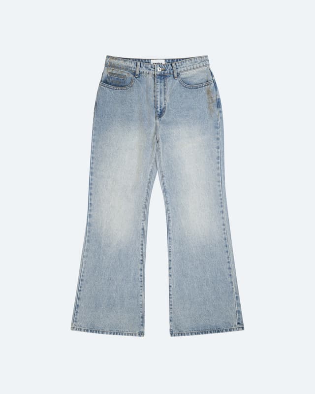 Fragile FRAGILE® Light Blue Flared Fit Denim