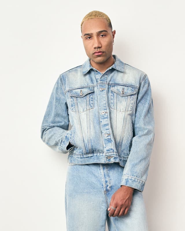 Fragile FRAGILE® Light Blue Wash Denim Jacket